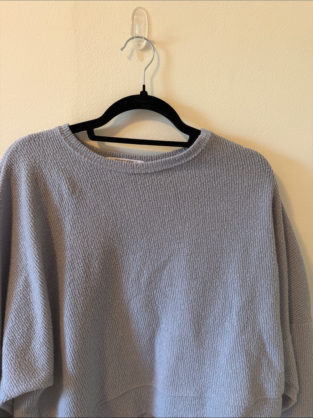 Project Social T Heather Gray Crewneck Sweatshirt